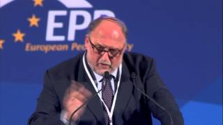 President of the OSCE PA delivers his speech to the EPP Congress