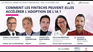 FFTW à Nice : Table ronde - Comment les FinTechs peuvent-elles accélérer l'adoption de l'IA ?