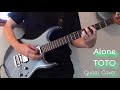 toto alone guitar cover steve lukather tone musicman lⅢ u0026 helix