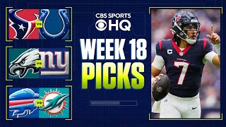 NFL Week 18 BETTING PREVIEW: Expert Picks For EVERY GAME I CBS Sports