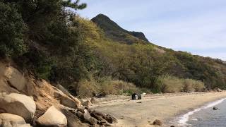 香川県 屋島  長崎の鼻 付近の海岸　( Coast nearby yashima mountain in Kagawa prefecuture)