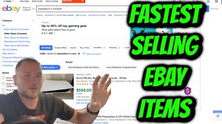 Fastest Selling Ebay items & Sell through rate. How to Find them.
