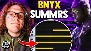 HOW BNYX PRODUCED FOR SUMMRS (SUMMRS,KANKAN,AUTUMN TUTORIAL)