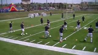 Calgary Foothills Soccer Club -Before Game Worm ups