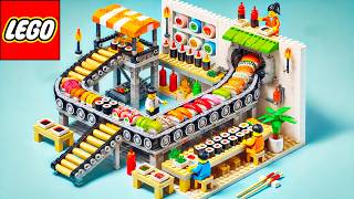 Best LEGO Sushi Bar Conveyor Belt Hack 🍣 Lego Auto Tech