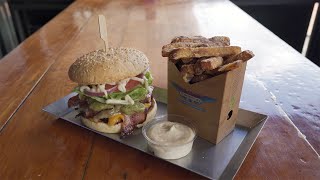 BurgerFuel—Bastard Burger, Kumara Fries \u0026 Chocolate Thickshake | Plating The Obvious | Parnell