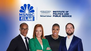 MSNBC Live moderates a DNC forum live from Georgetown University