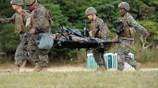 Marines Conduct Combat Lifesaving - CTA Okinawa