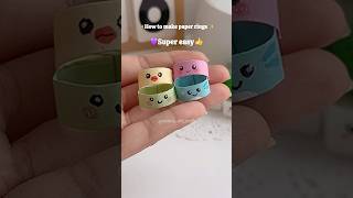 ✨💍Easy Paper Rings Idea✨ #shorts #art #diy #muktaartandcraft #youtubeshorts