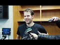 goaltender filip gustavsson discusses first nhl goal in 4 1 win over blues 15.10.2024