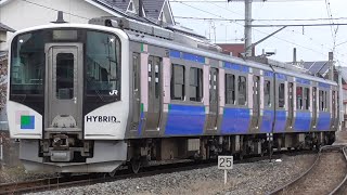 「まもなく消滅」仙石東北ライン2両運用  (HB-E210系) 〈5572D〉@陸前山下