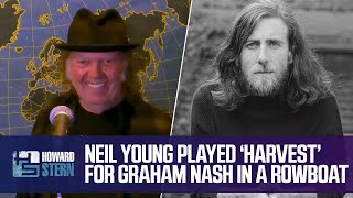 Neil Young First Listened to “Harvest” With Graham Nash in a Rowboat