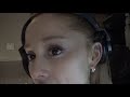 studio footage recording yes, and vocals - ariana grande