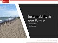 HEALTHY LIVING RESOURCES:  Sustainability and your family