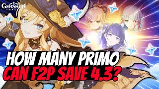 How Many Primogems Can You Save In Patch 4.3? | Genshin Impact
