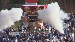 ｱｰｶｲﾌﾞ　三木市政60周年記念 祭り屋台大集合　／　平田屋台入場