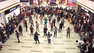 ALBERTIAN INSTITUTE OF MANAGEMENT-MUTHOOT AEGLE 2015 FLASHMOB AT CENTER SQUARE