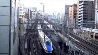 上野東京ラインと新幹線