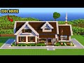 SMALL COOL MODERN HOUSE || How to make modern house #minecraft