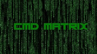 CMD: Falling Matrix Code Effect