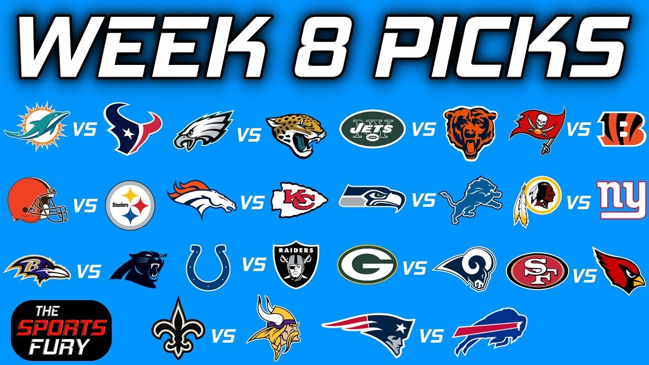 NFL Week 8 Picks - YouTube