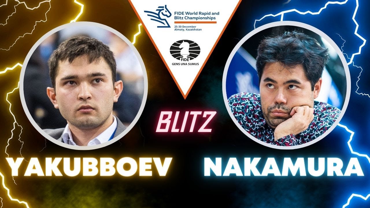 Hikaru Plays Dutch Defense | Yakubboev Vs Nakamura | World Blitz 2022 ...