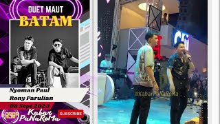 DUET Nyoman Paul dan Rony Parulian , Spesial Perform Konser Musik - De Sands Santorini, Batam