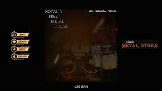 8 full Metal Drumtracks 125 - 140 Bpm #freedrumtrack #metaldrumtracks