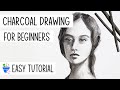 How to Draw with Charcoal | For Beginners