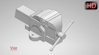 Vise (Volume-2) SolidWorks Tutorial