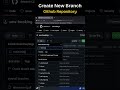 How you can Create a New Branch of Github Repository