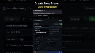 How you can Create a New Branch of Github Repository