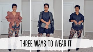 3 Ways To Wear It | Leopard Leggings | Tiquana | Life with Q