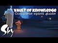 Sky Cotl - Vault of Knowledge - All Spirits Complete Guide | Noob Mode