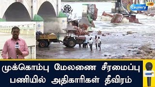 முக்கொம்பு மேலணை சீரமைப்பு பணியில் அதிகாரிகள் தீவிரம் | Mokkombu | Upper Anaicut | Kollidam River