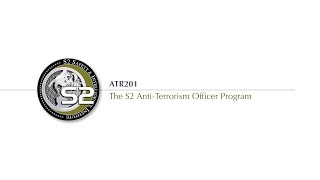 The S2 Anti-Terrorism Officer (ATO) Program | ATR201-DL