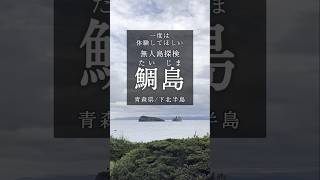 【体験】一度は体験してほしい無人島探検「鯛島」 #東北 #観光 #青森県 #むつ市 #下北半島 #鯛島 #下北ジオパーク #むつ湾フェリー #脇野沢 #牛の首農村公園 #枕状溶岩 #Shorts