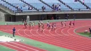 2014東北高校総体 女子4X100mR準決勝～決勝