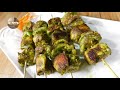 hariyali paneer tikka on tawa popular paneer tikka recipe hariyali tikka momsyummycooking