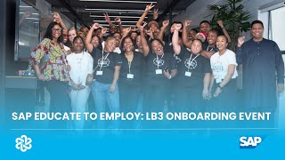 SAP Educate to Employ: LB3 Onboarding Event