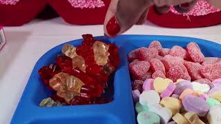 Packing School Lunch With VALENTINES DAY Candy Food🍬🍭 Satisfying Video ASMR #asmr #candy