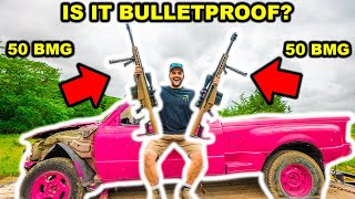 BARRETT 50 CAL vs FORD RANGER Challenge at the RANCH!!