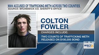 Man arrested, accused of trafficking meth from Clarkton to Southport