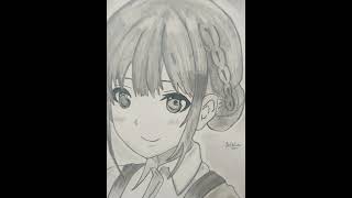 Anime drawing II shading drawing II cute girl II