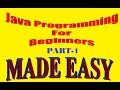 Introduction to java programming | Learn Java step by step | Java Tutorial Easy