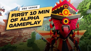 Zeeverse  - First 10 Min of Alpha Gameplay | Monster Tamer MMORPG