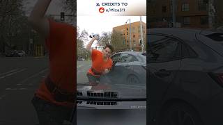 Rude Reckless Teen Driver Cutting Off and Starts Extreme Road Rage #shorts #drivingfails