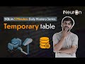 How to Create Temporary Table in SQL? | SQL Tutorial