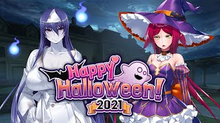 アクション対魔忍 | ハロウィンコスチュームその１：凛子とスウ！