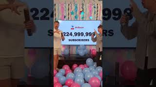 Mr beast ko 225 milian🎉#shortsviral #shortvideos